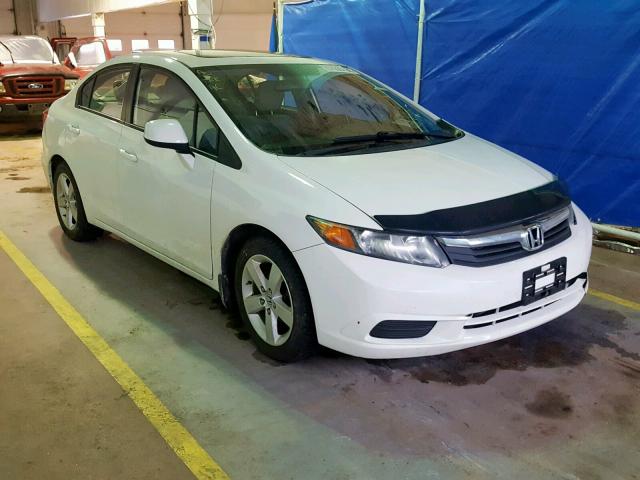 2HGFB2F96CH002035 - 2012 HONDA CIVIC EXL WHITE photo 1