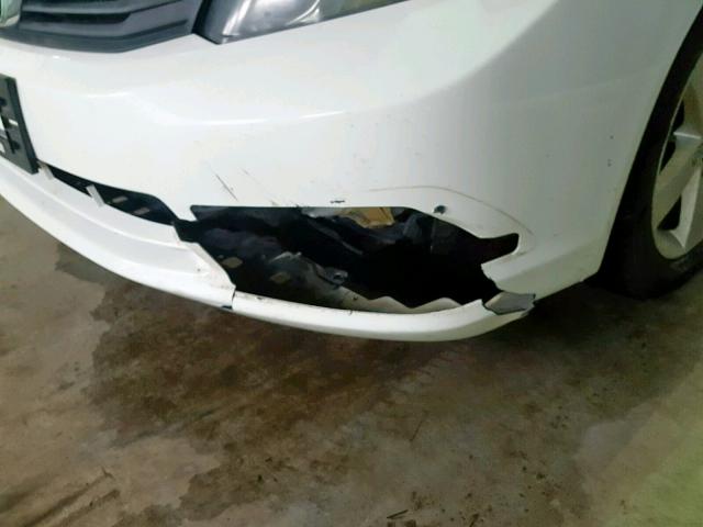 2HGFB2F96CH002035 - 2012 HONDA CIVIC EXL WHITE photo 9