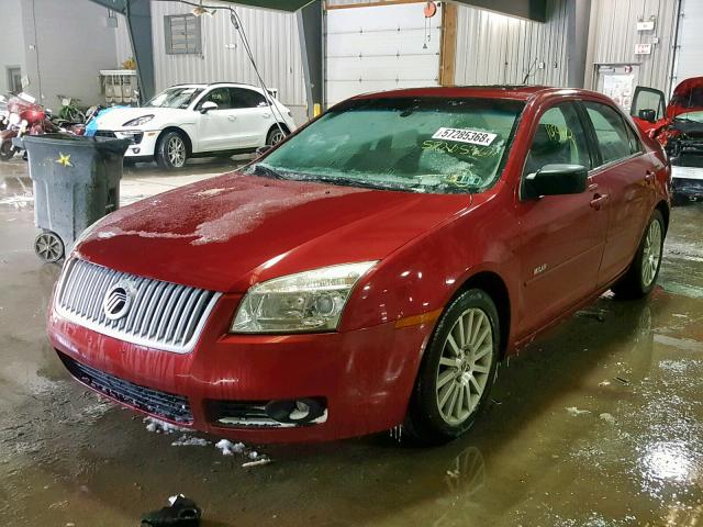 3MEHM08158R659710 - 2008 MERCURY MILAN PREM RED photo 2