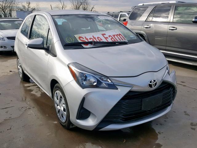 VNKJTUD30JA089658 - 2018 TOYOTA YARIS L SILVER photo 1