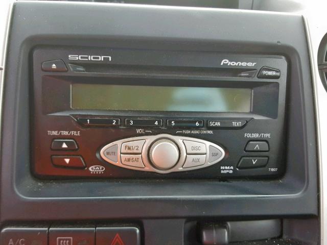 JTLKT324164039171 - 2006 TOYOTA SCION XB Қара фото 9