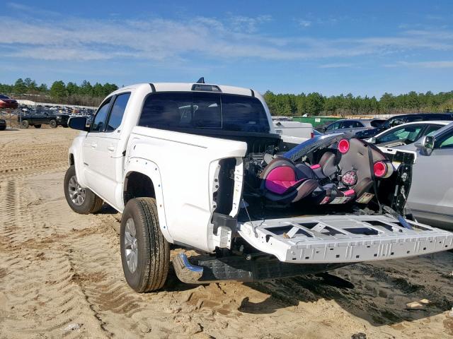 5TFCZ5ANXJX152578 - 2018 TOYOTA TACOMA DOU 白色 照片 3