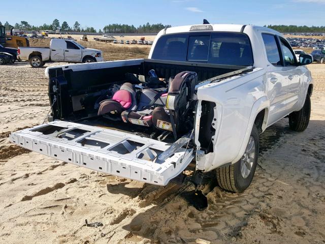 5TFCZ5ANXJX152578 - 2018 TOYOTA TACOMA DOU 白色 照片 4