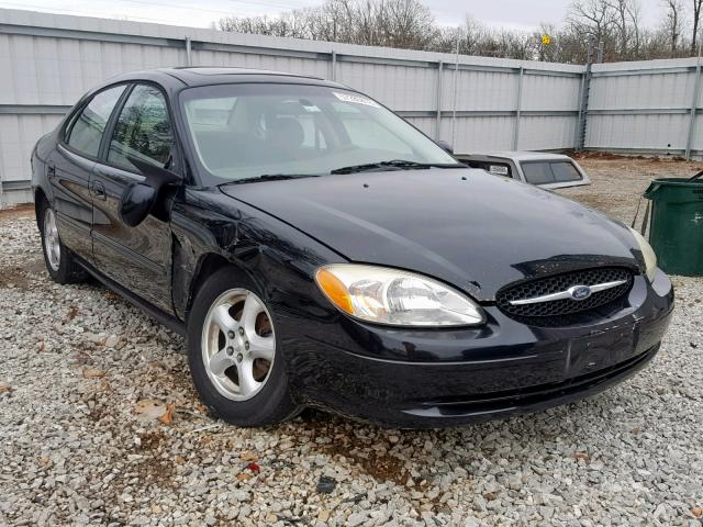 1FAFP55U42G186284 - 2002 FORD TAURUS SES BLACK photo 1