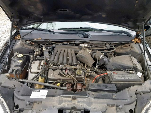 1FAFP55U42G186284 - 2002 FORD TAURUS SES BLACK photo 7