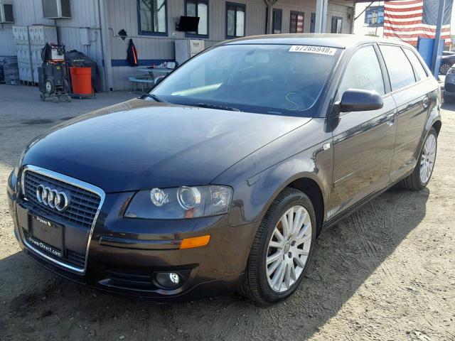 WAUNF78PX6A072130 - 2006 AUDI A3 2.0 PRE GRAY photo 2