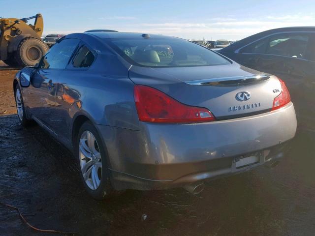 JN1CV6EL4AM152056 - 2010 INFINITI G37 GRAY photo 3