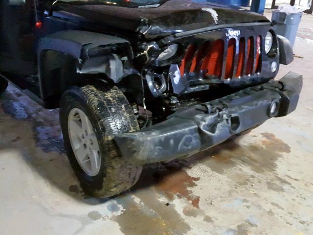 1C4AJWAGXFL566125 - 2015 JEEP WRANGLER S BLACK photo 9