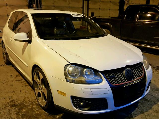 WVWEV71KX7W003480 - 2007 VOLKSWAGEN NEW GTI WHITE photo 1