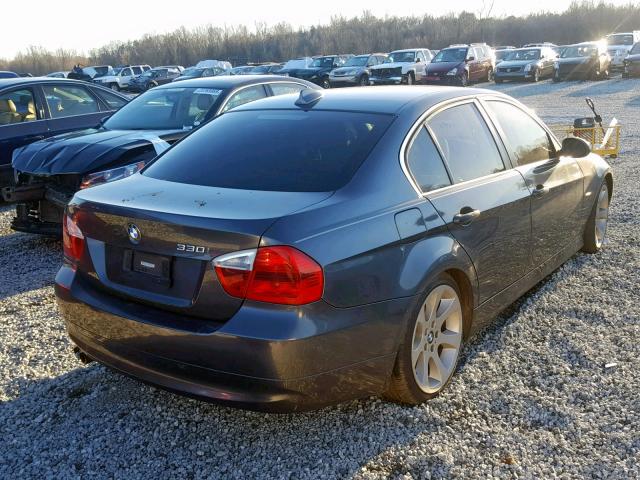 WBAVB33586PS11355 - 2006 BMW 330 I GRAY photo 4