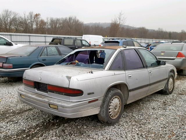 2G4WB54L2N1483360 - 1992 BUICK REGAL CUST SILVER photo 4