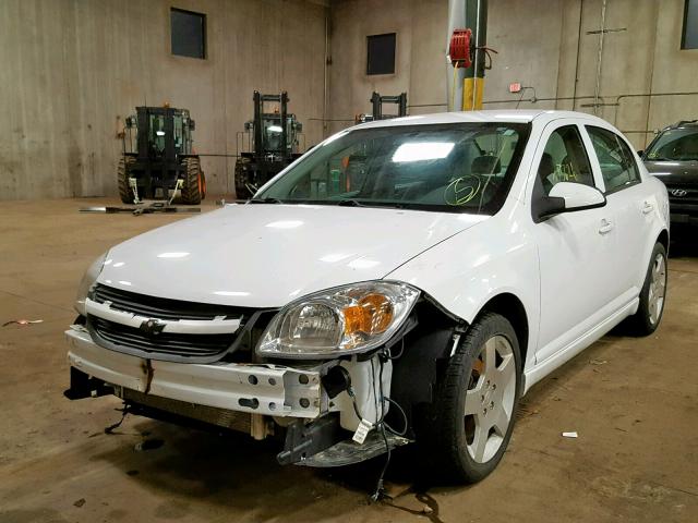 1G1AF5F52A7213505 - 2010 CHEVROLET COBALT 2LT WHITE photo 2