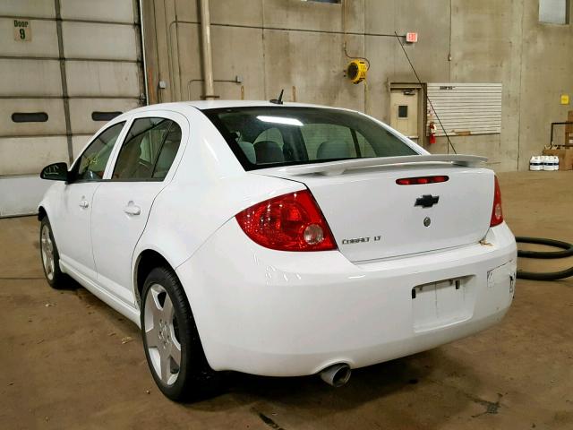 1G1AF5F52A7213505 - 2010 CHEVROLET COBALT 2LT WHITE photo 3