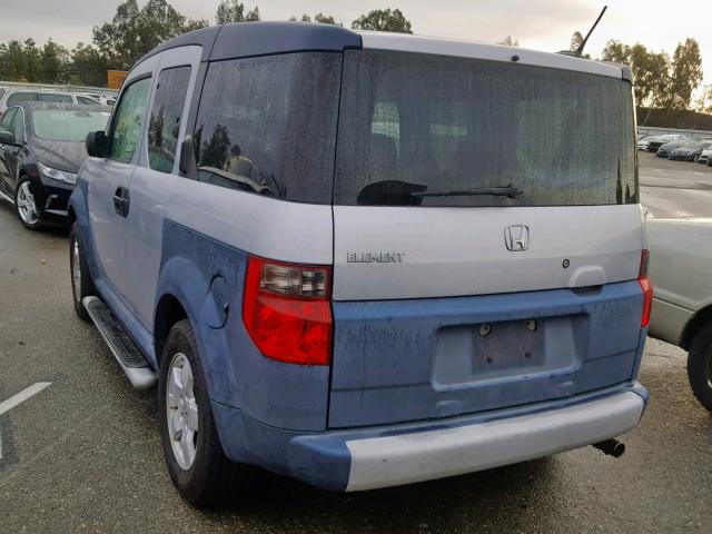 5J6YH28695L030419 - 2005 HONDA ELEMENT EX SILVER photo 3