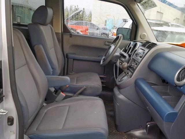 5J6YH28695L030419 - 2005 HONDA ELEMENT EX SILVER photo 5