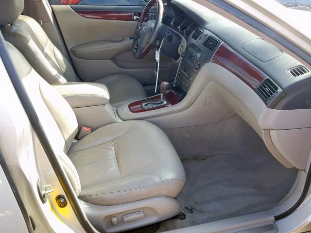 JTHBF30G735041690 - 2003 LEXUS ES 300 GRAY photo 5