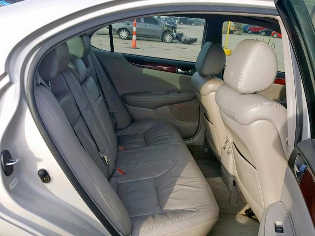 JTHBF30G735041690 - 2003 LEXUS ES 300 GRAY photo 6