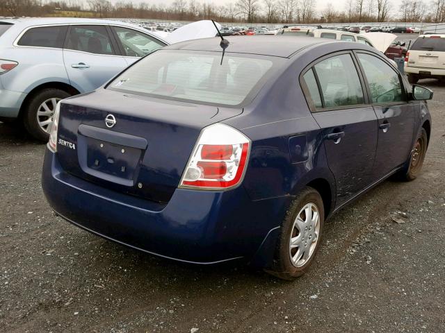 3N1AB61EX8L729152 - 2008 NISSAN SENTRA 2.0 BLUE photo 4