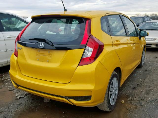 3HGGK5H41JM733106 - 2018 HONDA FIT LX YELLOW photo 4