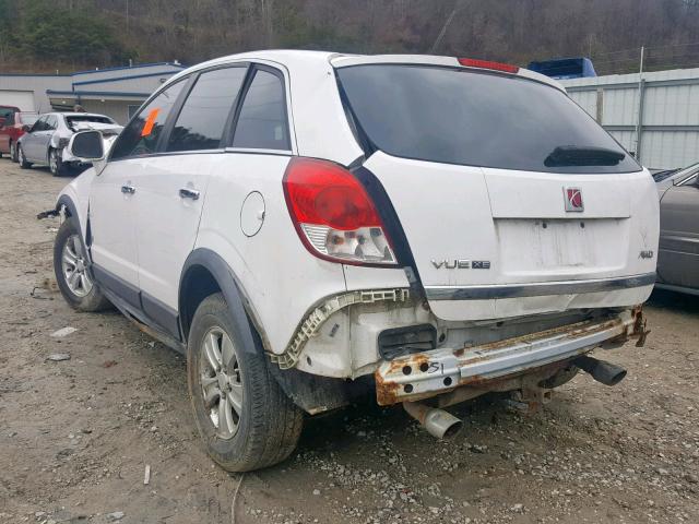 3GSDL43N58S684186 - 2008 SATURN VUE XE WHITE photo 3