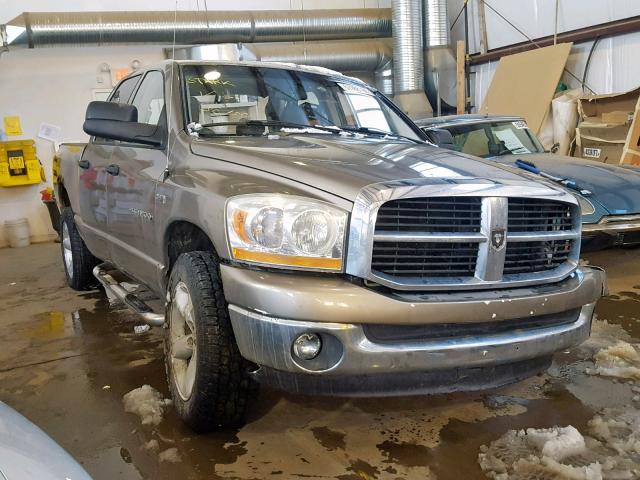 1D7HU18256S543513 - 2006 DODGE RAM 1500 S GRAY photo 1