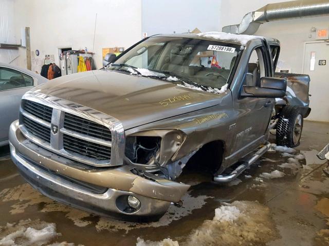 1D7HU18256S543513 - 2006 DODGE RAM 1500 S GRAY photo 2