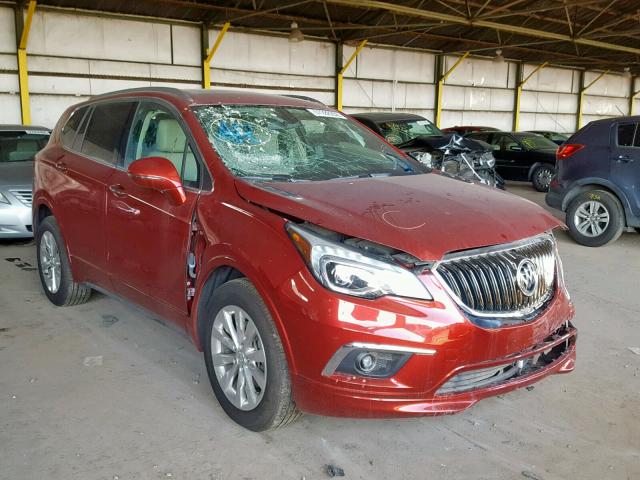 LRBFXBSA3HD144040 - 2017 BUICK ENVISION E RED photo 1