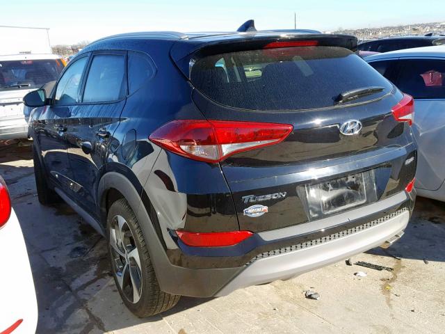 KM8J33AL6JU771638 - 2018 HYUNDAI TUCSON LIM BLACK photo 3