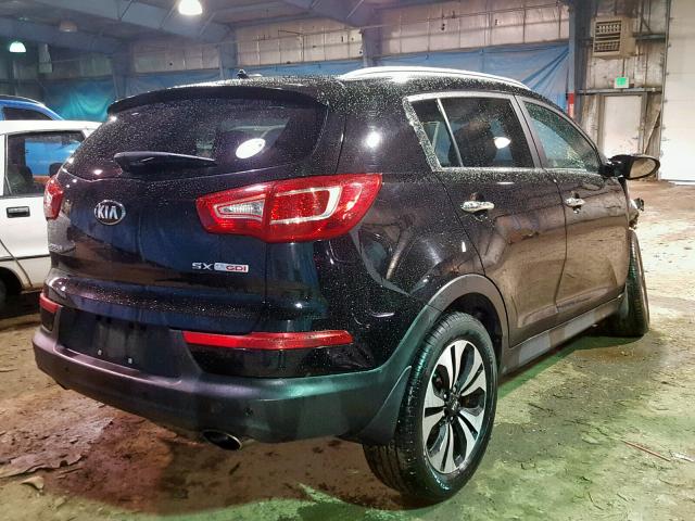 KNDPC3A66D7351597 - 2013 KIA SPORTAGE S BLACK photo 4