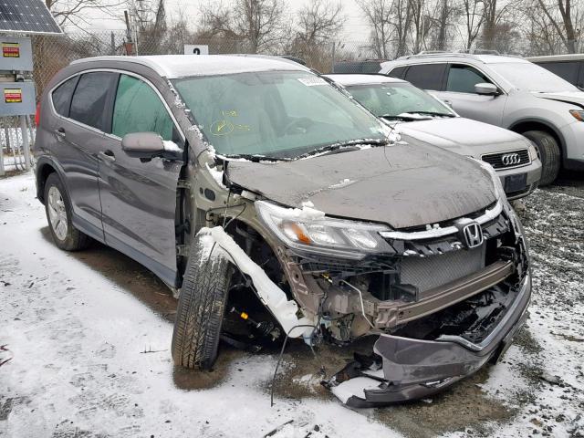 2HKRM4H7XGH663917 - 2016 HONDA CR-V EXL GRAY photo 1