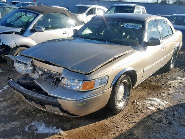 2MEFM75W3YX679018 - 2000 MERCURY GRAND MARQ BEIGE photo 2