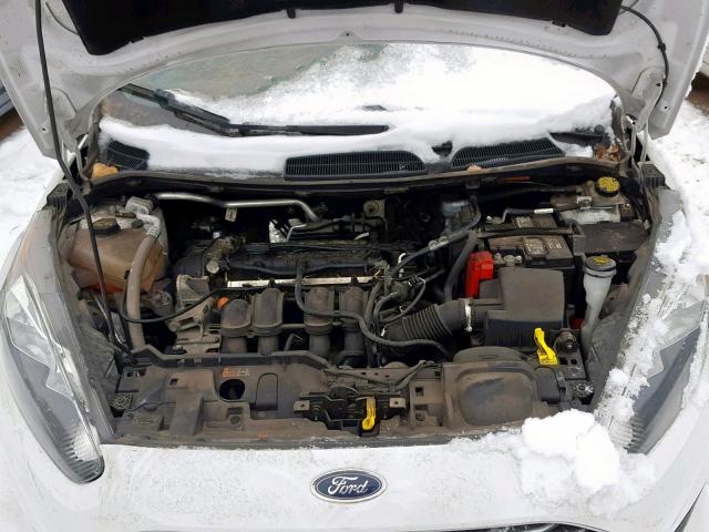 3FADP4TJ1FM167603 - 2015 FORD FIESTA S WHITE photo 7