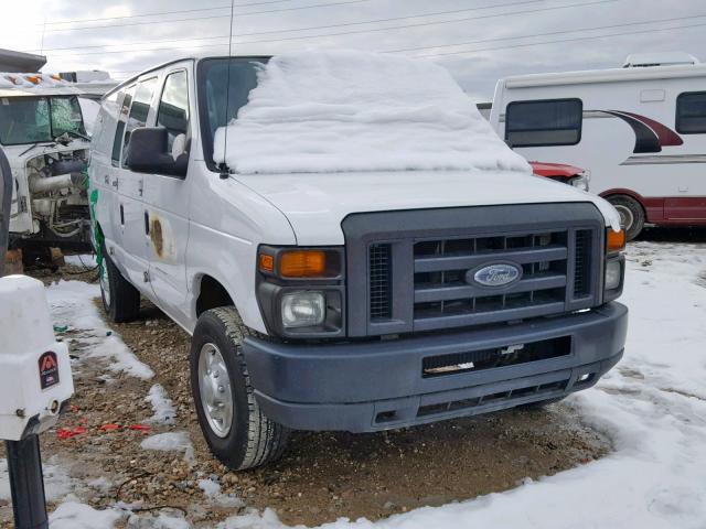 1FTNE2EW9DDB12326 - 2013 FORD ECONOLINE WHITE photo 1