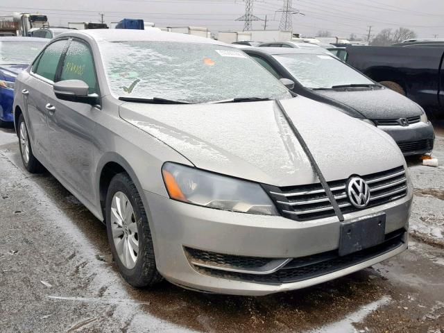 1VWAP7A33DC110527 - 2013 VOLKSWAGEN PASSAT S GRAY photo 1