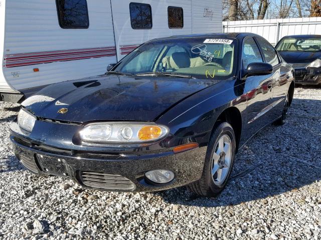 1G3GR62H714105817 - 2001 OLDSMOBILE AURORA BLACK photo 2