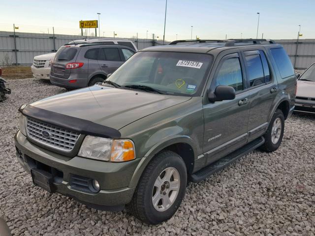 1FMZU75E12UA34612 - 2002 FORD EXPLORER L GREEN photo 2