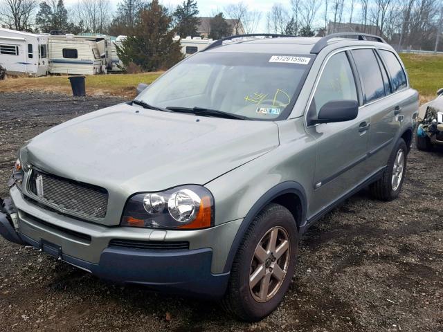 YV4CZ592761226783 - 2006 VOLVO XC90 GREEN photo 2