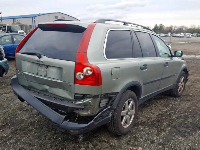 YV4CZ592761226783 - 2006 VOLVO XC90 GREEN photo 4