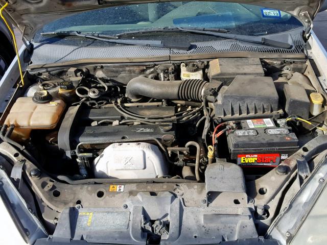 1FAFP38392W295059 - 2002 FORD FOCUS ZTS SILVER photo 7