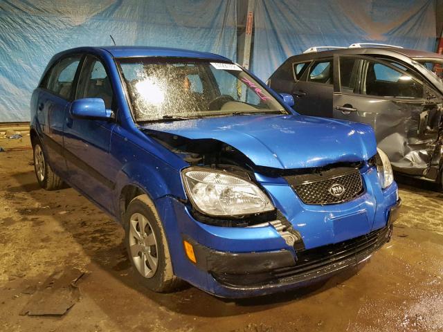 KNADE163186304955 - 2008 KIA RIO 5 SX BLACK photo 1