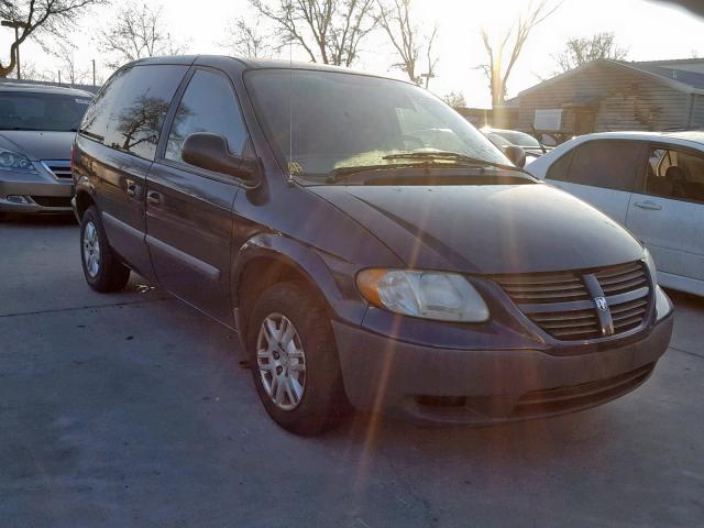 1D4GP25BX5B316231 - 2005 DODGE CARAVAN SE BLUE photo 1