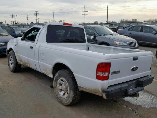 1FTYR10D19PA17623 - 2009 FORD RANGER WHITE photo 3