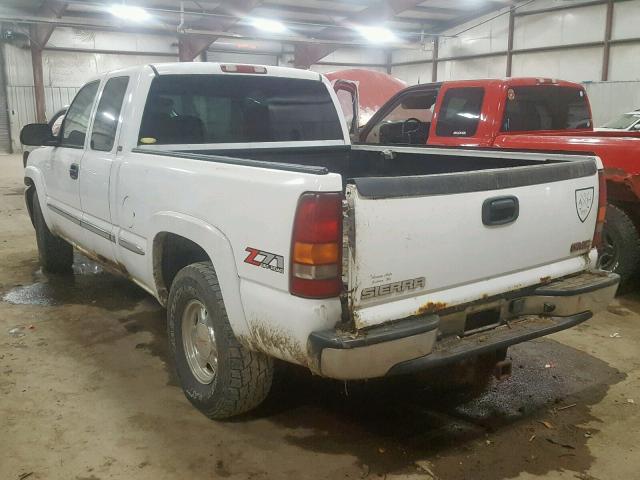 2GTEK19T121203473 - 2002 GMC NEW SIERRA WHITE photo 3