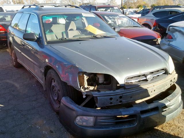 4S3BH6357Y6310909 - 2000 SUBARU LEGACY L BLUE photo 1