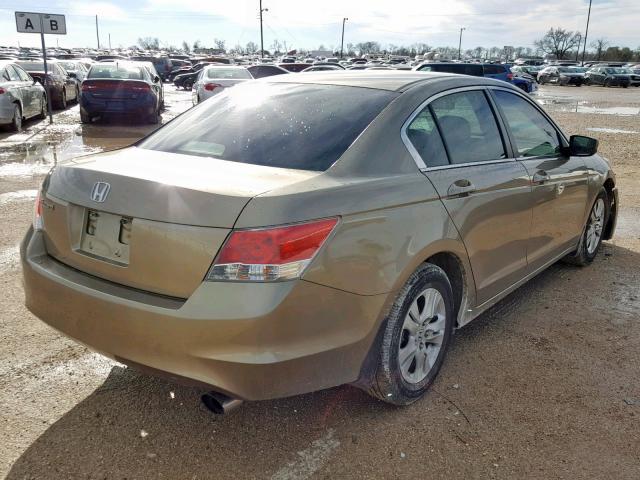 1HGCP26409A196965 - 2009 HONDA ACCORD LXP GOLD photo 4