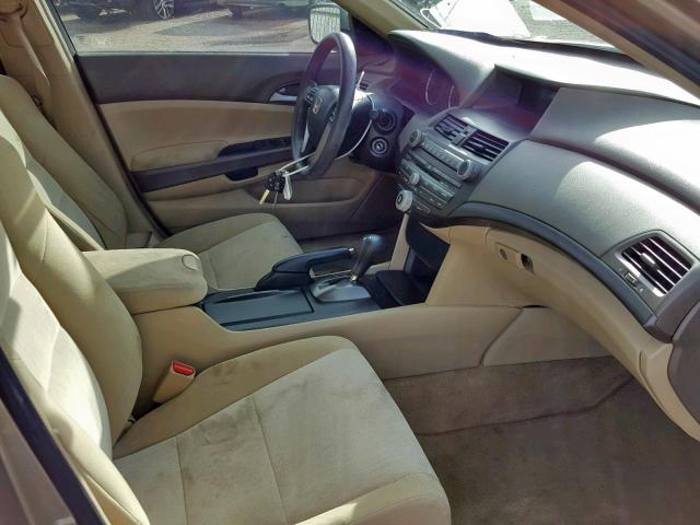 1HGCP26409A196965 - 2009 HONDA ACCORD LXP GOLD photo 5