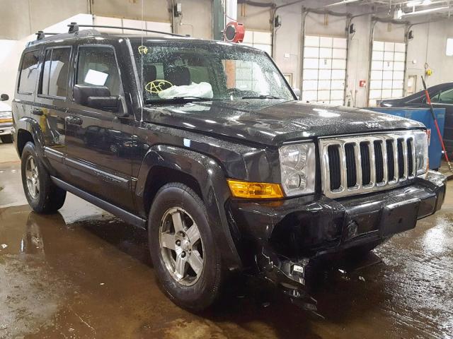 1J8HG48K99C501131 - 2009 JEEP COMMANDER BLACK photo 1