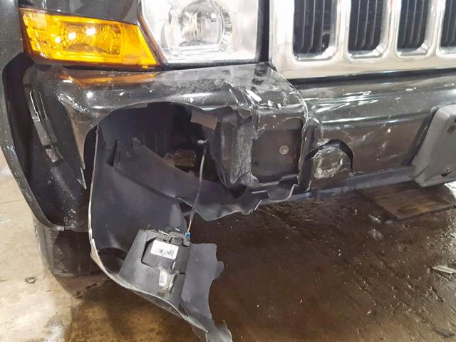 1J8HG48K99C501131 - 2009 JEEP COMMANDER BLACK photo 10