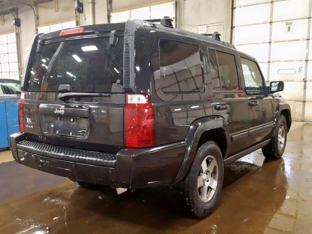 1J8HG48K99C501131 - 2009 JEEP COMMANDER BLACK photo 4