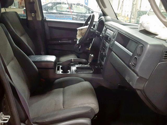 1J8HG48K99C501131 - 2009 JEEP COMMANDER BLACK photo 5